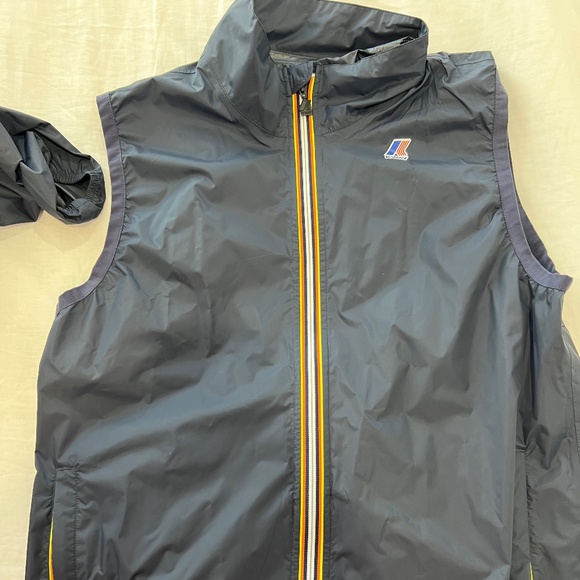 K Way Rain Jacket Pullover and Vest XL - Picture 4 of 5